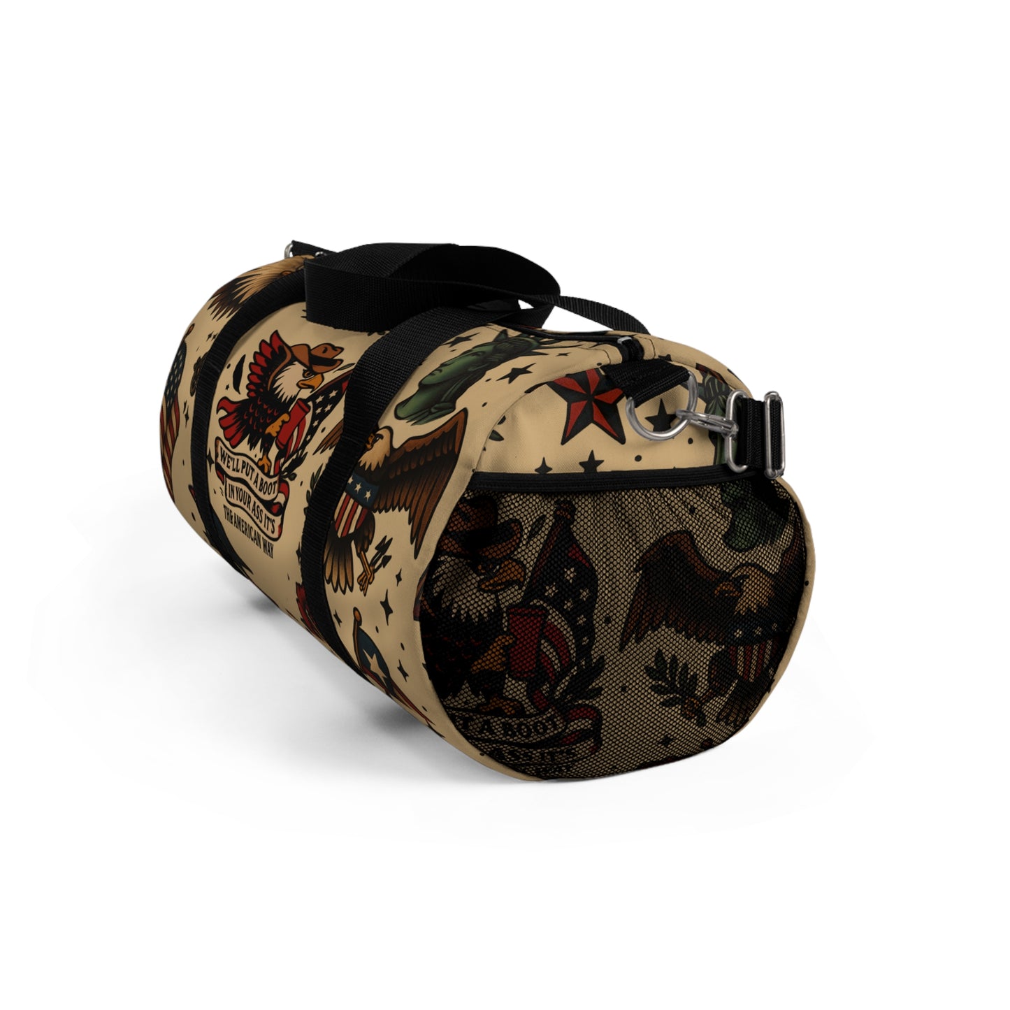 USA Traditional Tattoo Duffel Bag - Perfect for Travel & Gym