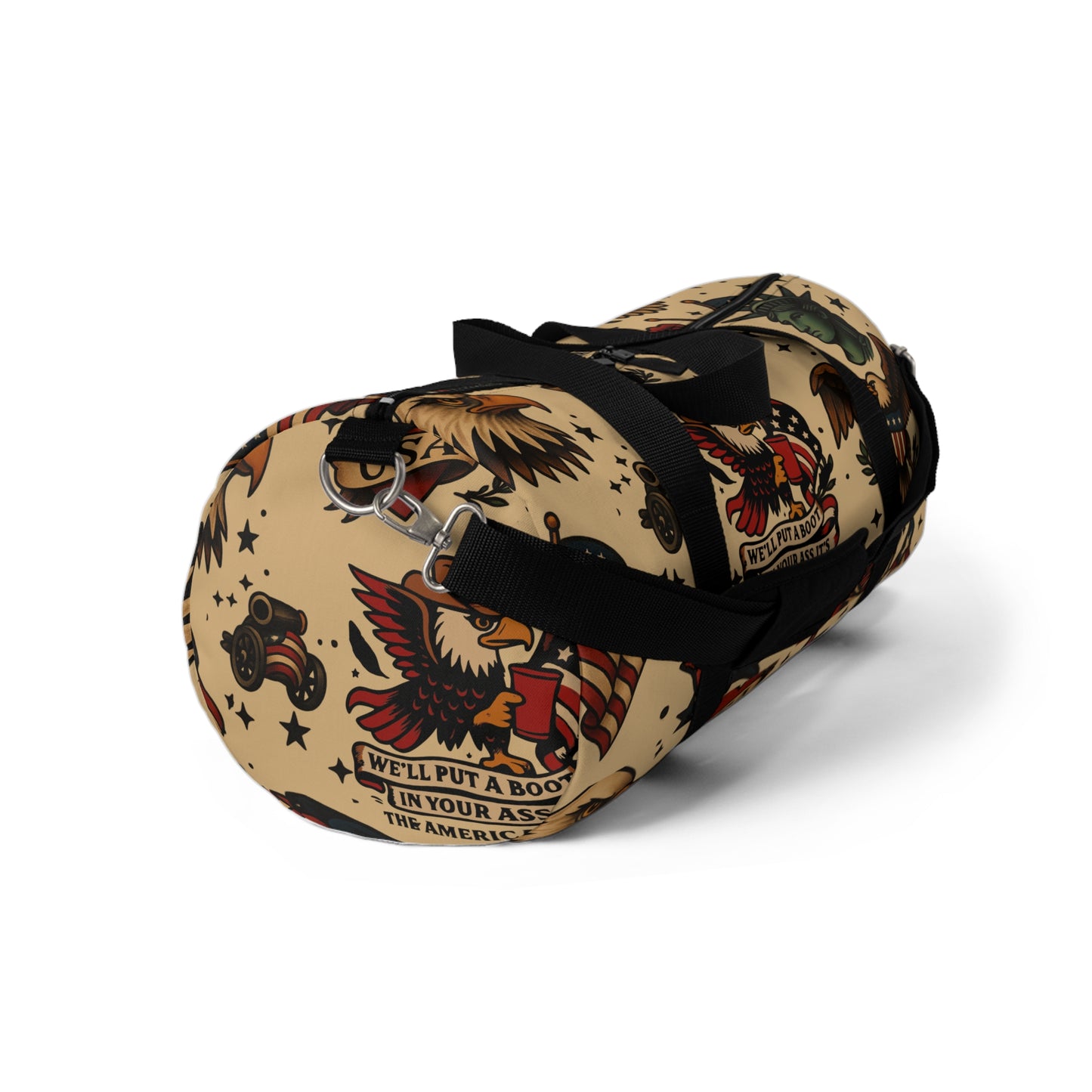 USA Traditional Tattoo Duffel Bag - Perfect for Travel & Gym