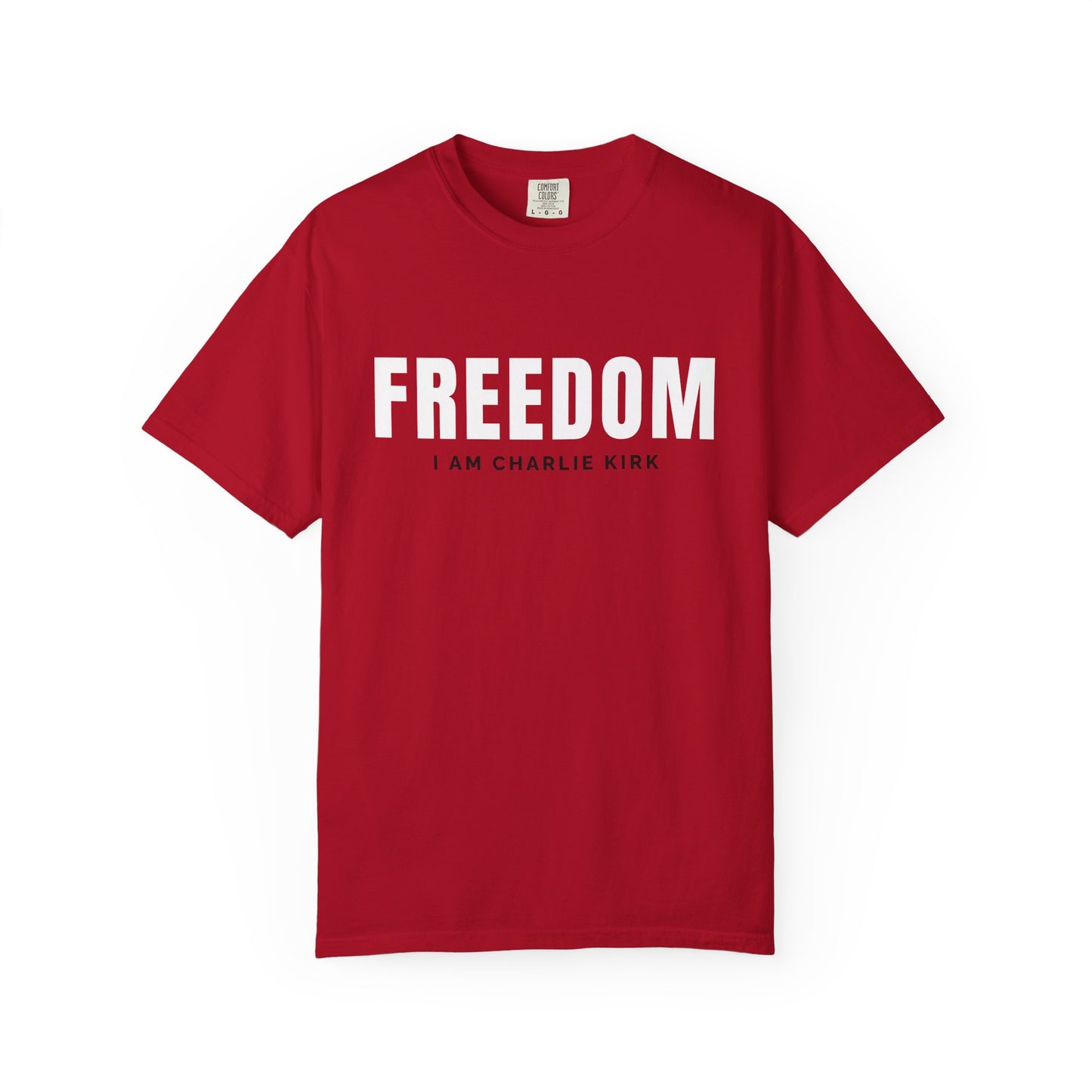 Freedom RED I am Charlie Kirk