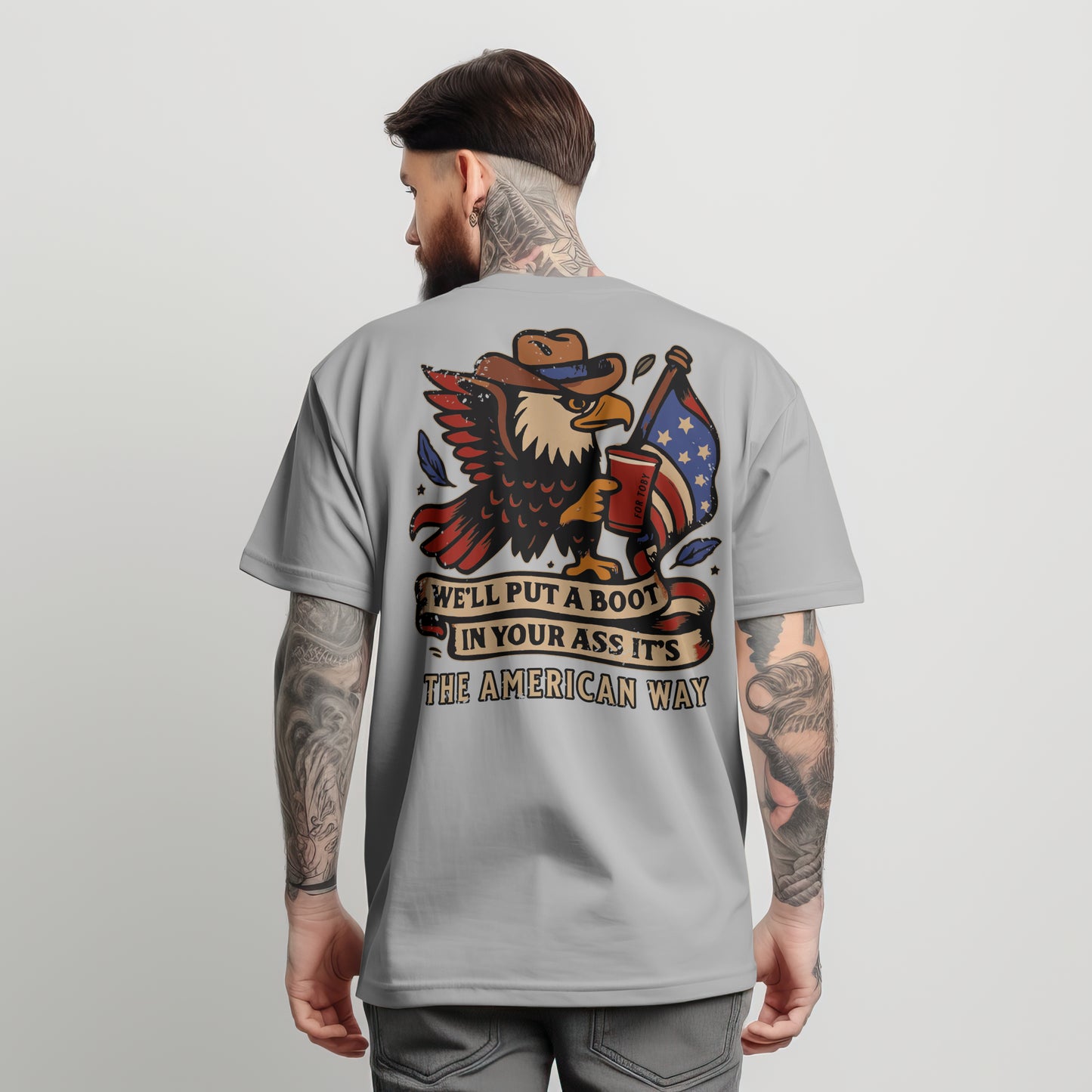 TOBY BOOT IN YOUR ASS TSHIRT