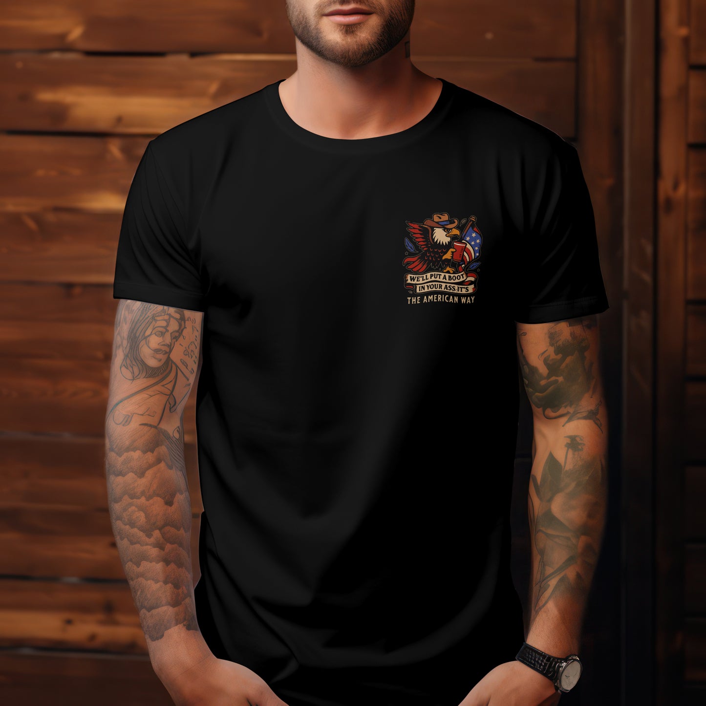 TOBY BOOT IN YOUR ASS TSHIRT