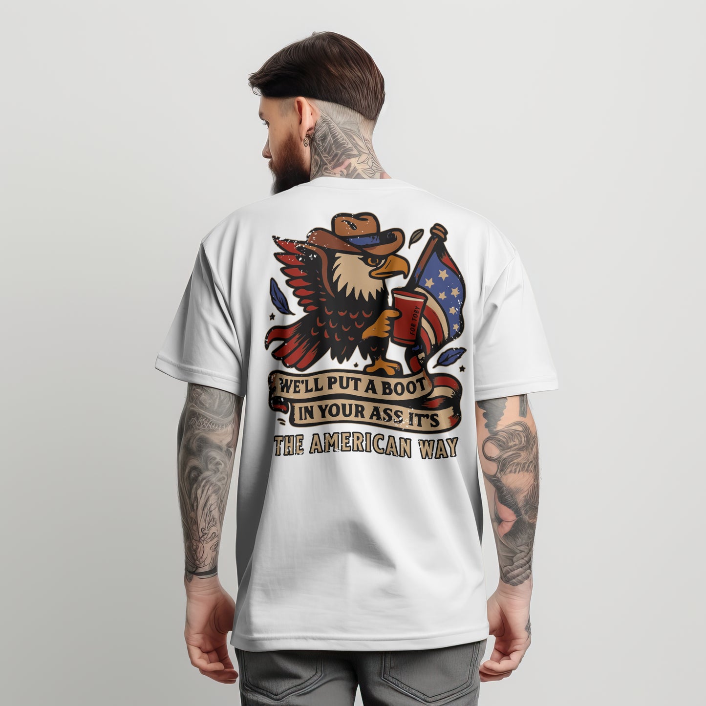 TOBY BOOT IN YOUR ASS TSHIRT