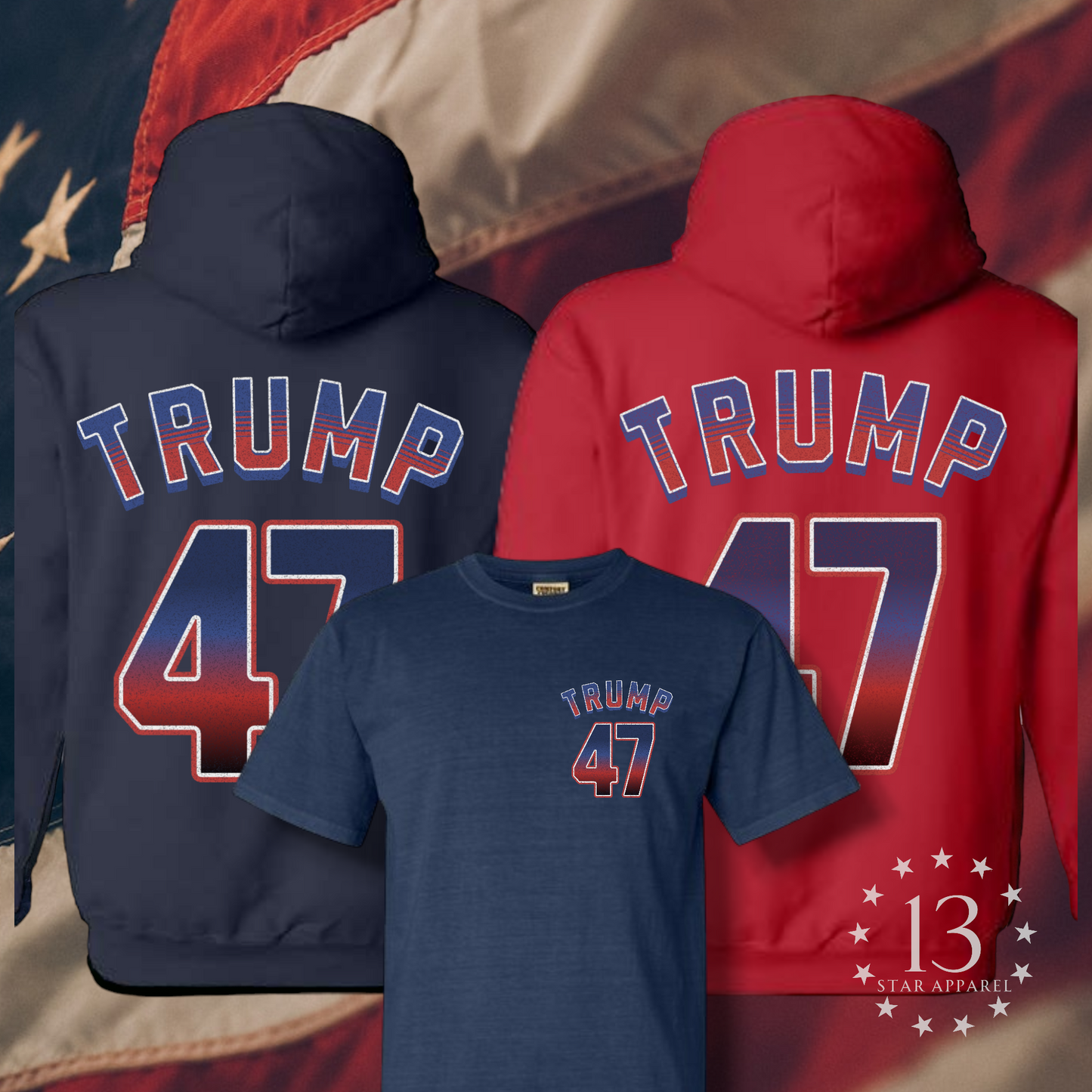 TRUMP 47 Tshirt/Hoodie