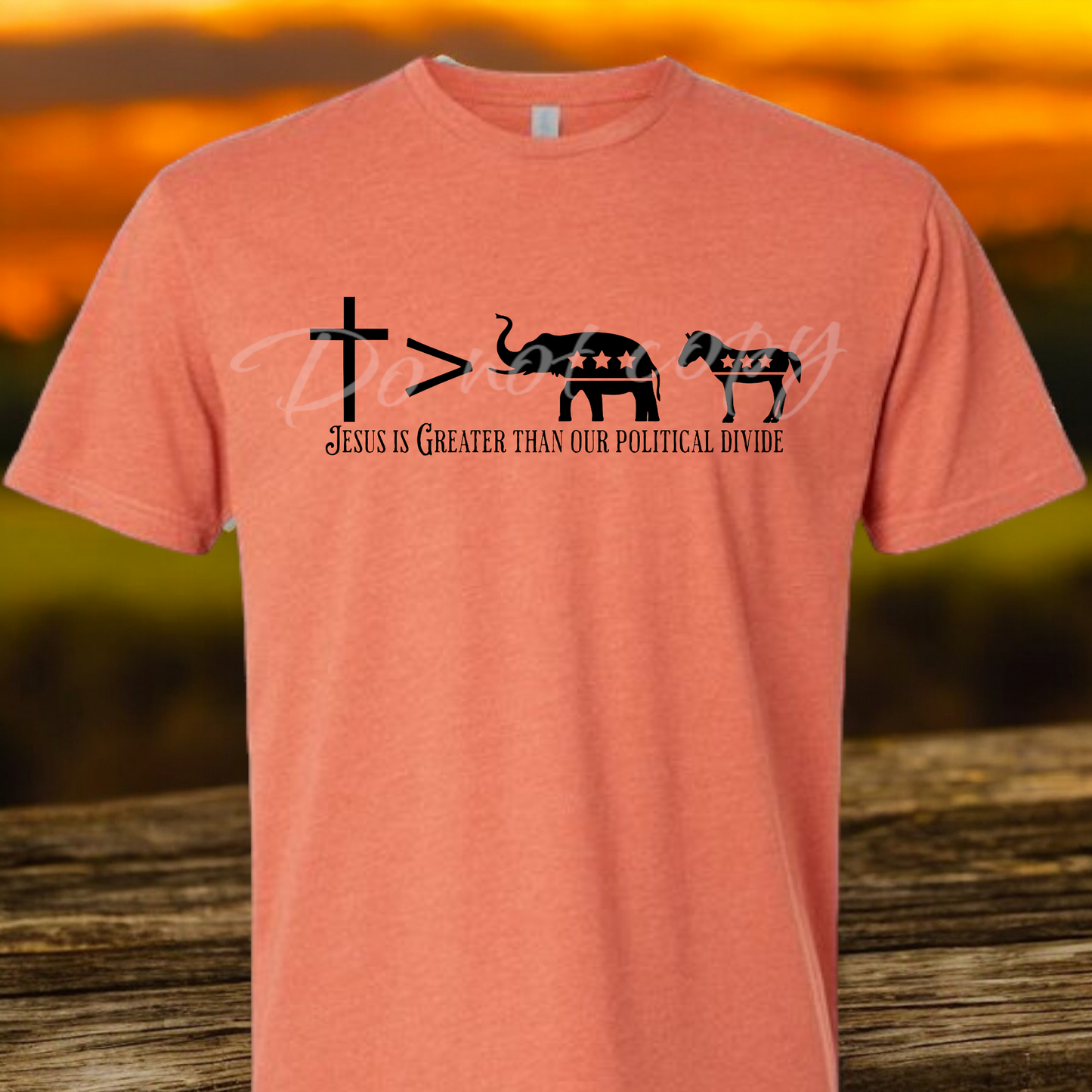 JESUS IS GREATER THAN THE DIVIDE TSHIRT