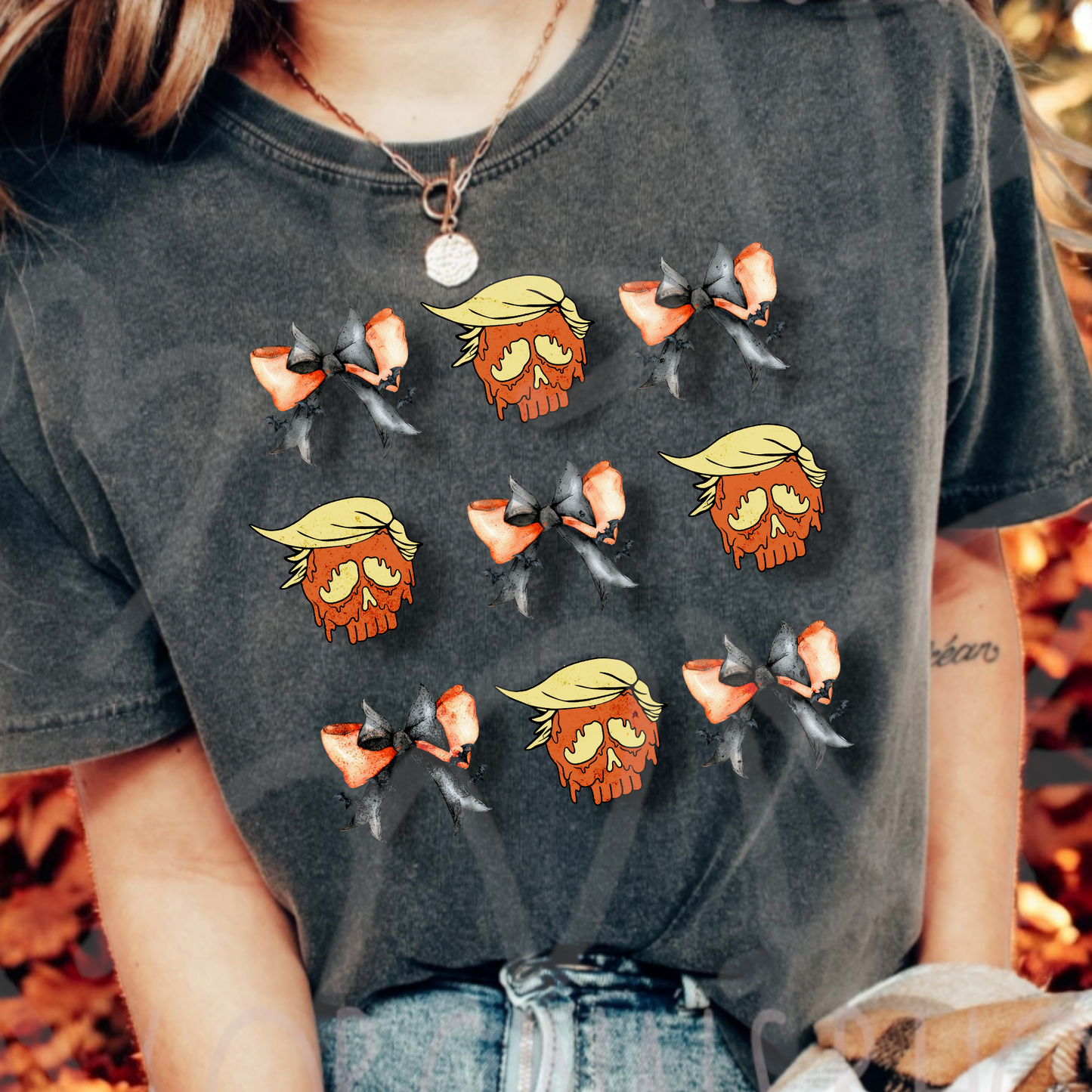 TRUMPKINS SKULL COQUETTE BOWS