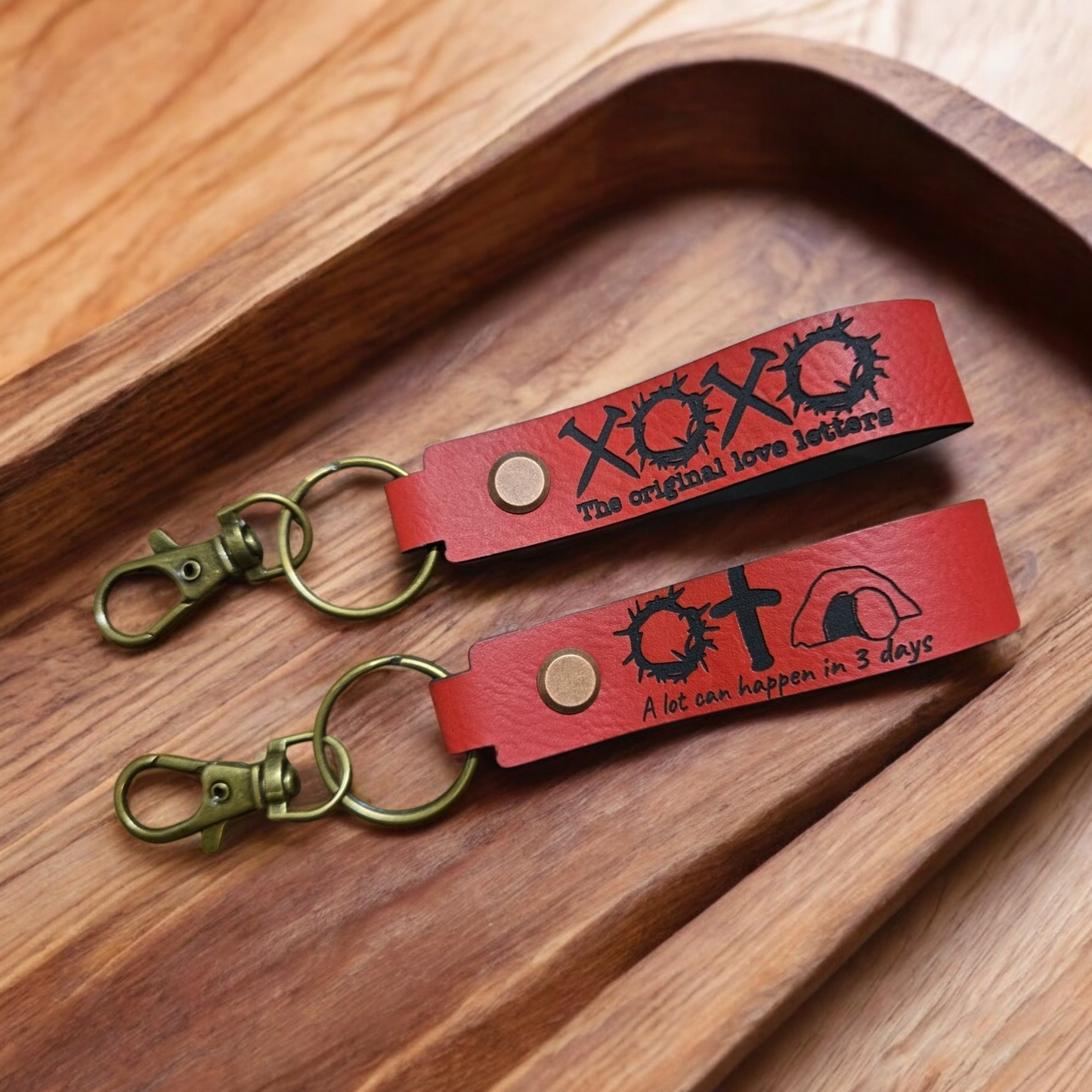 LEATHER KEYCHAIN