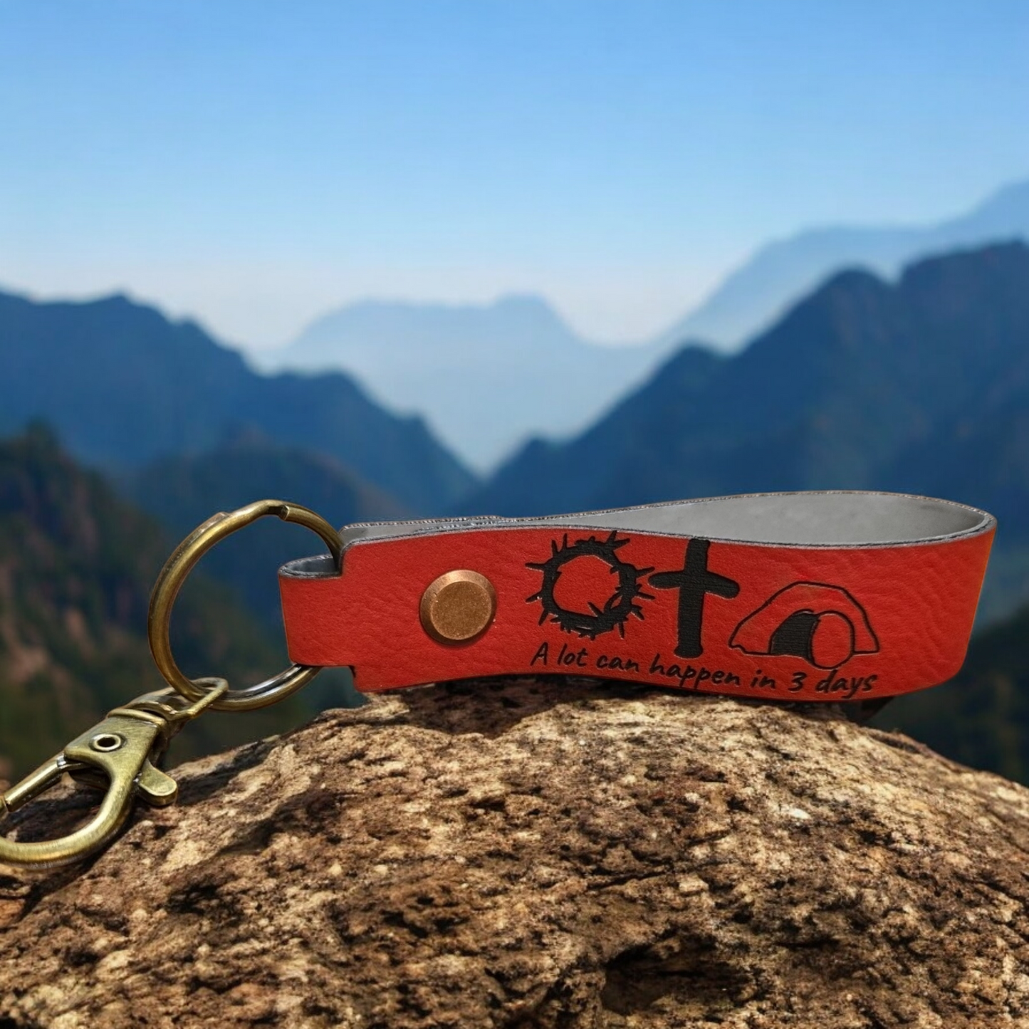 LEATHER KEYCHAIN