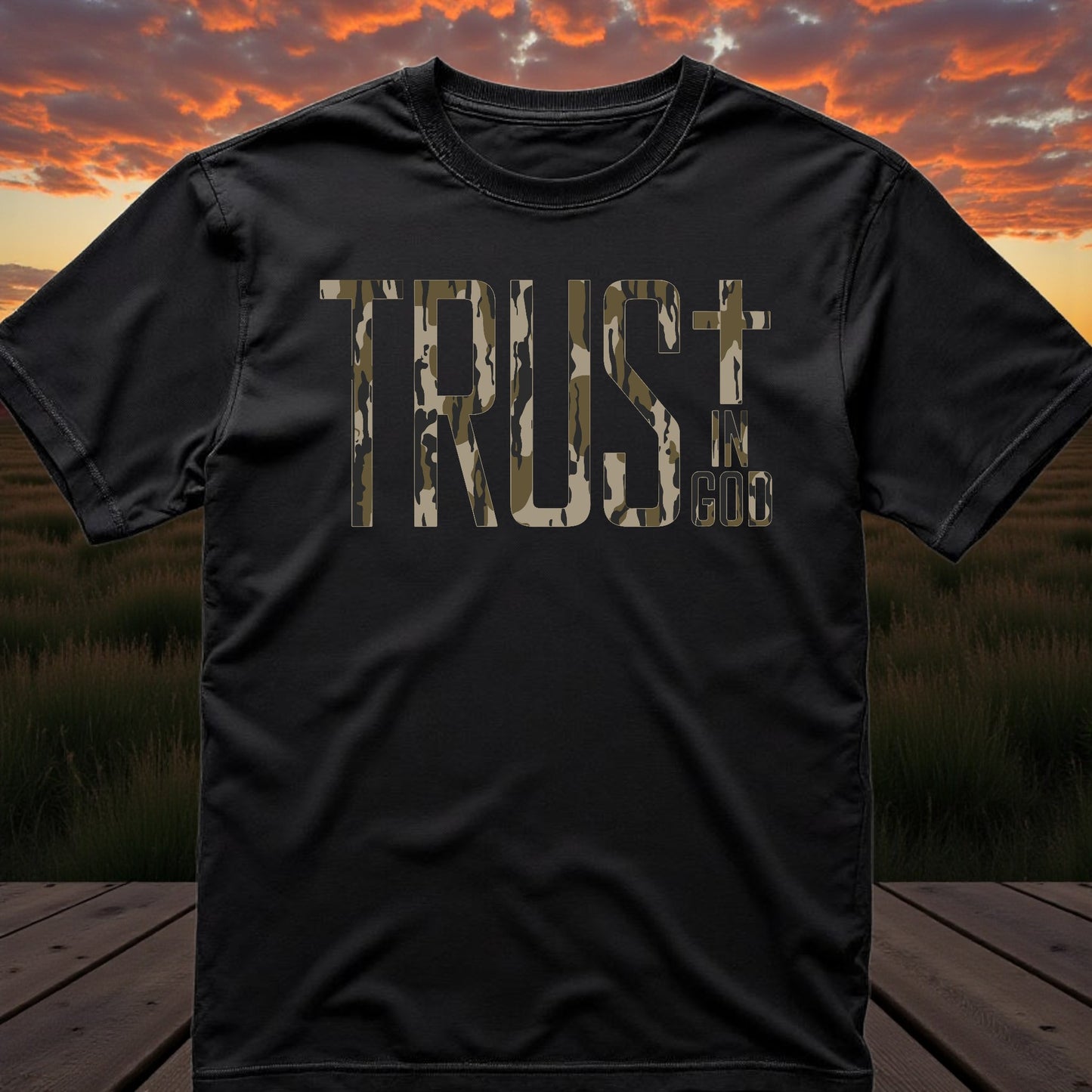 TRUST IN GOD TSHIRT HOODIE