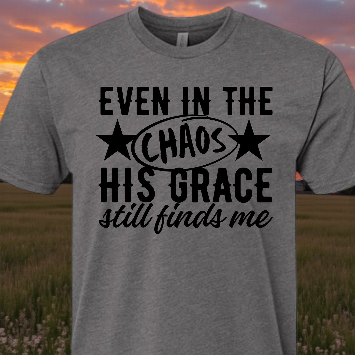 CHAOS AND GRACE TSHIRT HOODIE