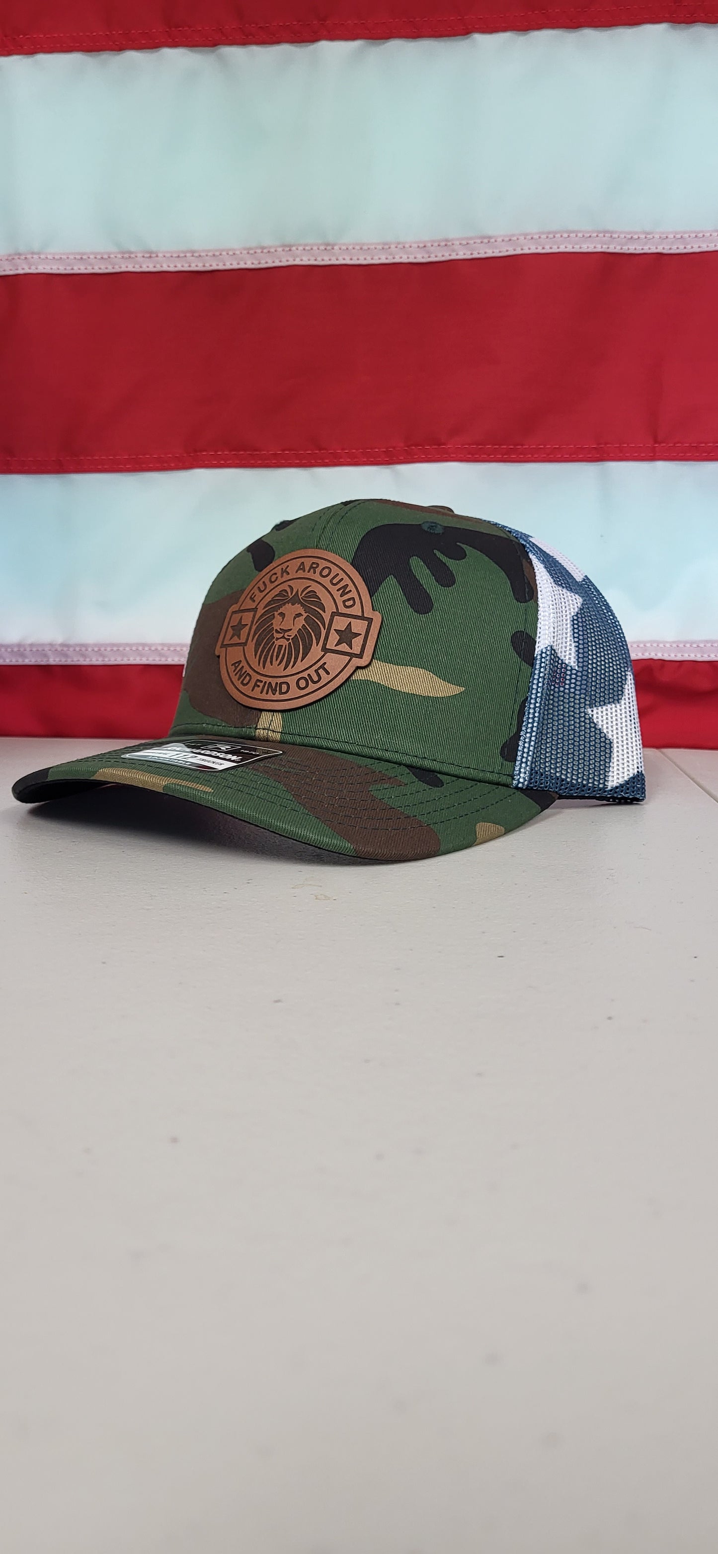 F.A.F.O CAMOFLAUGE / FLAG COMBO HAT