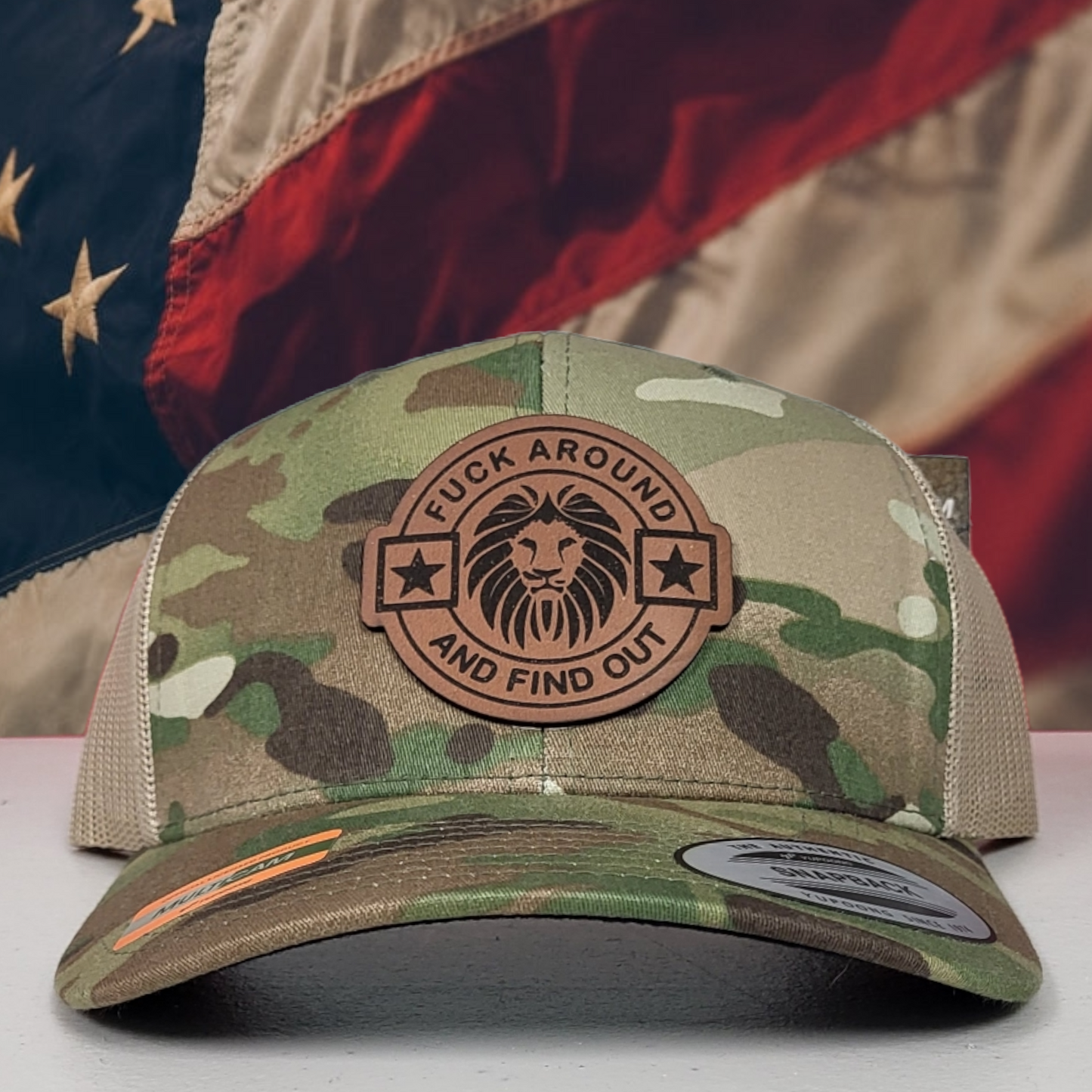 F.A.F.O LEATHER LOGO HAT