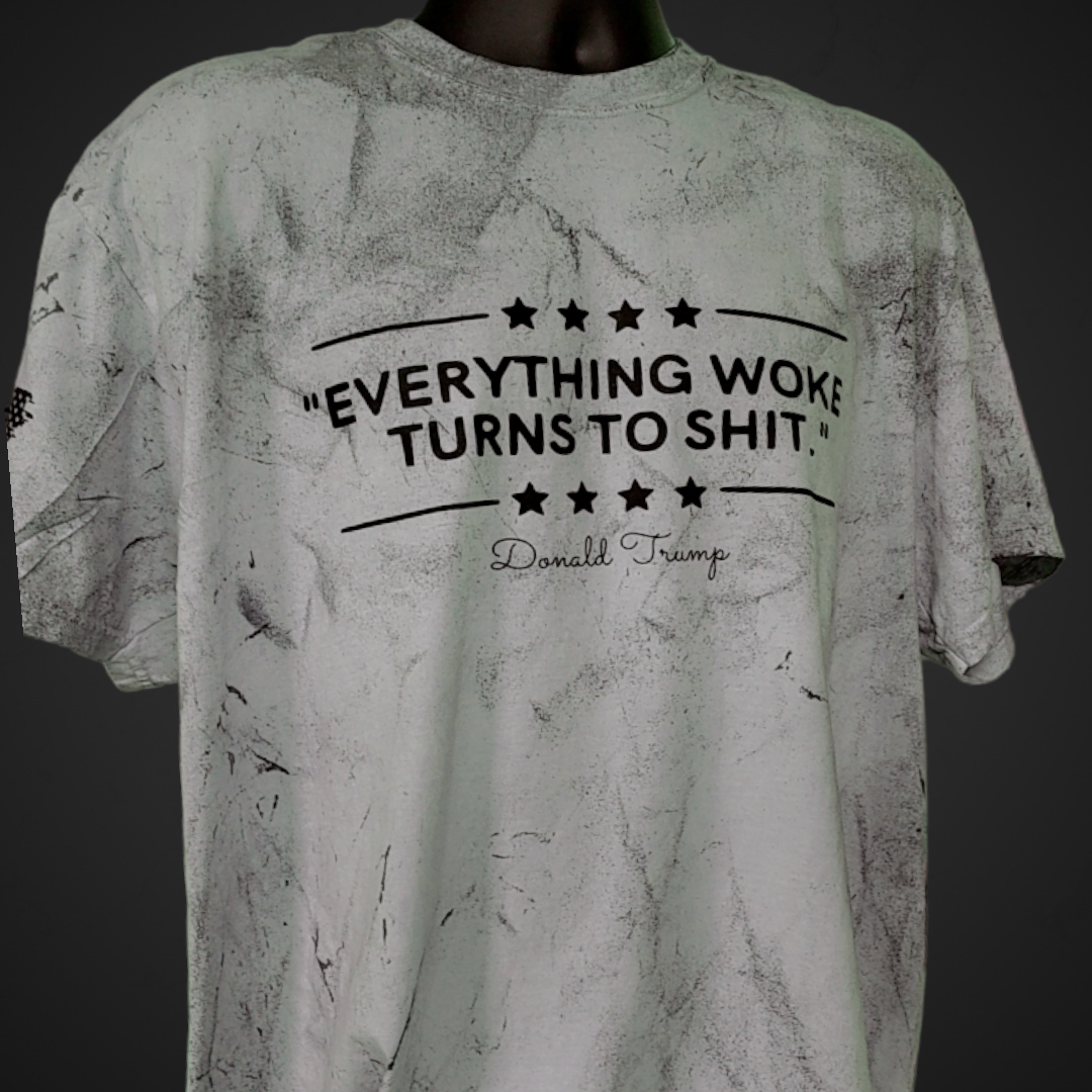 EVERTHING WOKE COLORBLAST ACID TEE (green)