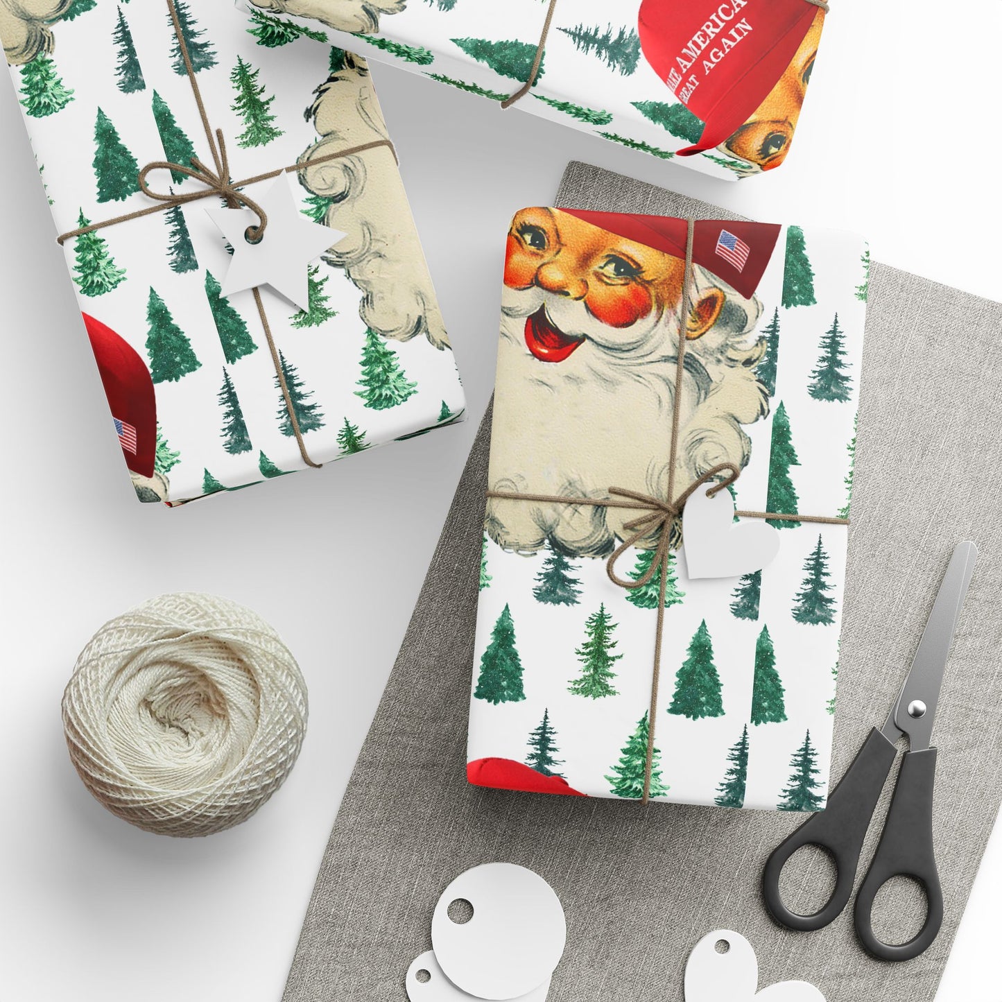 MAGA SANTA WRAPPING PAPER