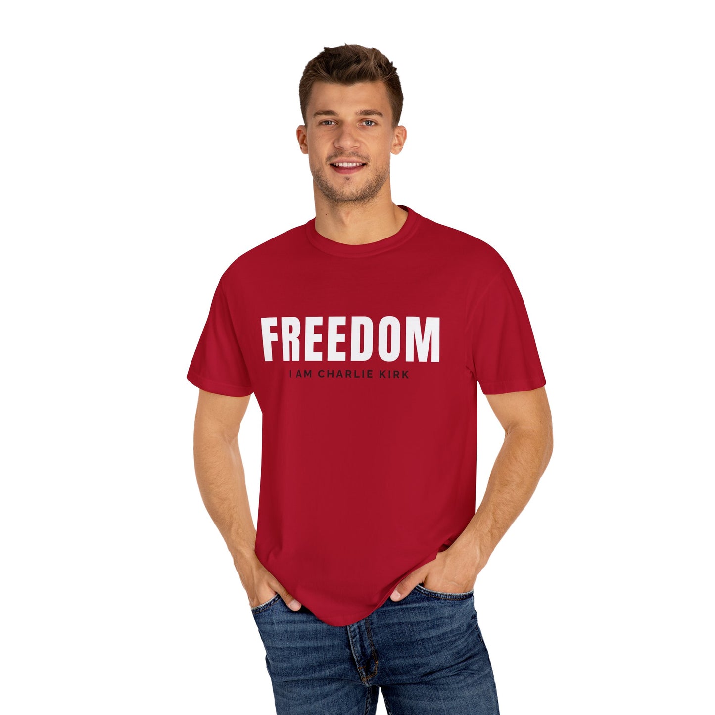 Freedom RED I am Charlie Kirk