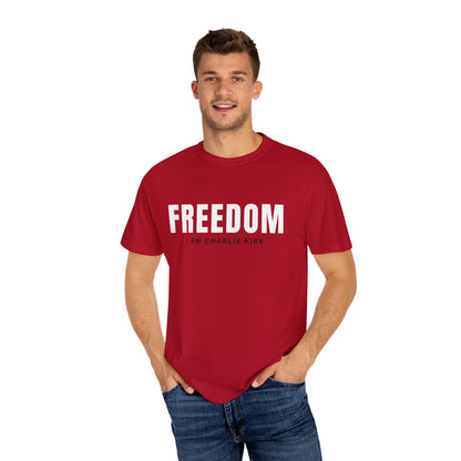 Freedom RED I am Charlie Kirk