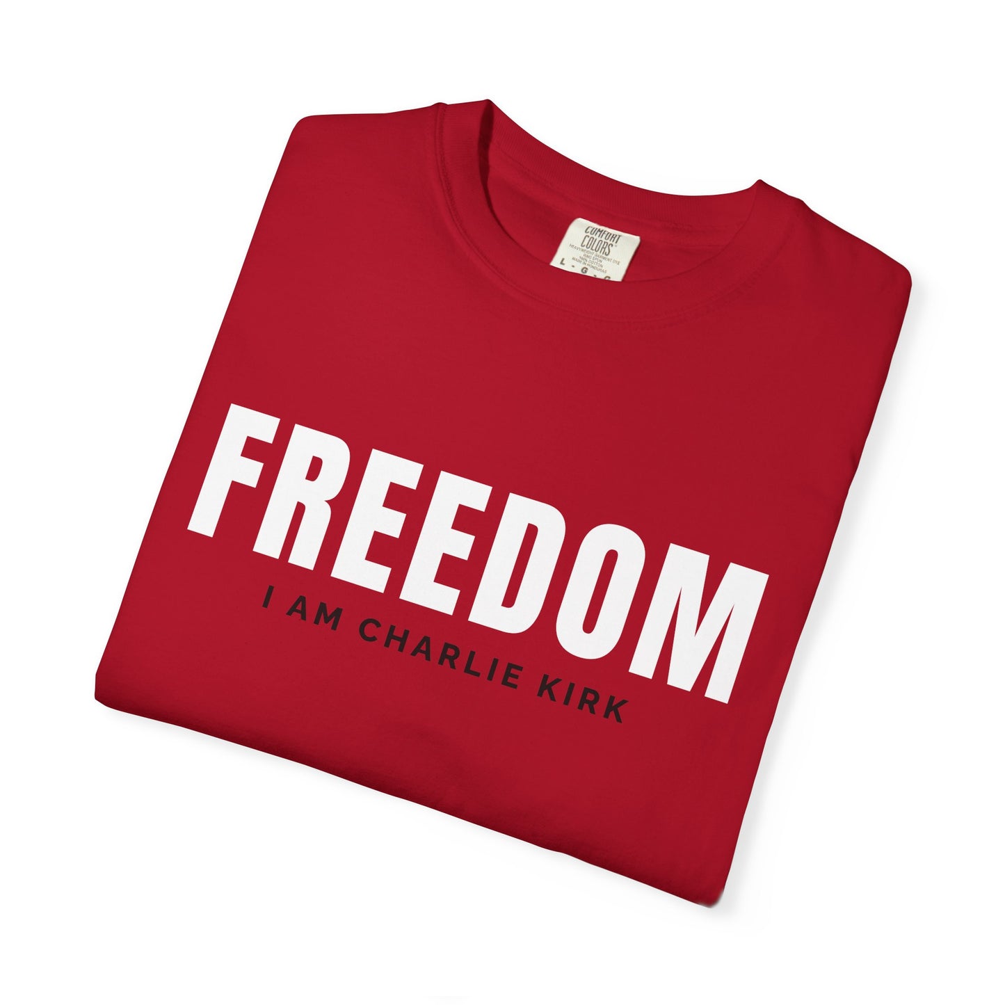 Freedom RED I am Charlie Kirk
