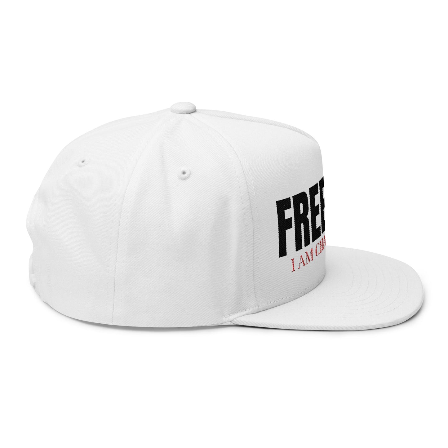 Freedom , I am Charlie Kirk Flat Bill Cap