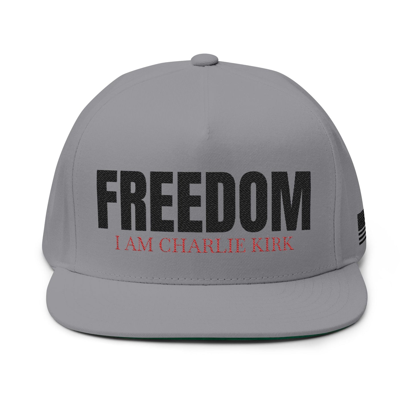Freedom , I am Charlie Kirk Flat Bill Cap