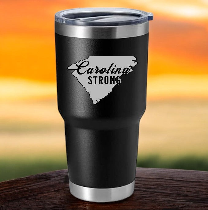 CAROLINA STRONG ENGRAVED 30oz TUMBLER