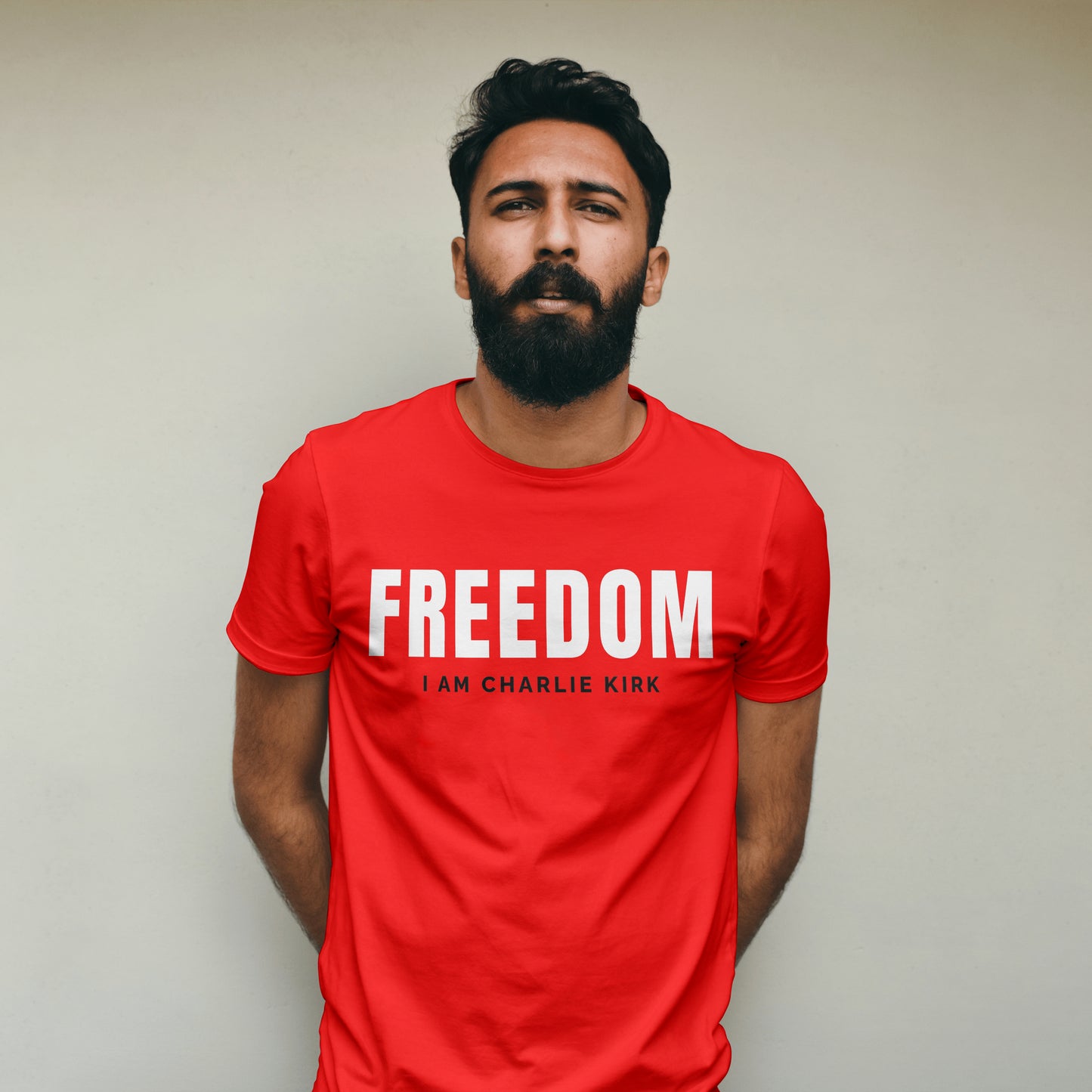 Freedom RED I am Charlie Kirk