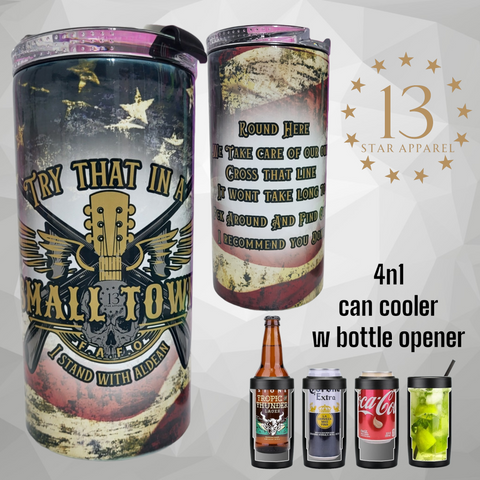 ALDEAN TRY THAT IN A SMALL TOWN 4N1 KOOZIE
