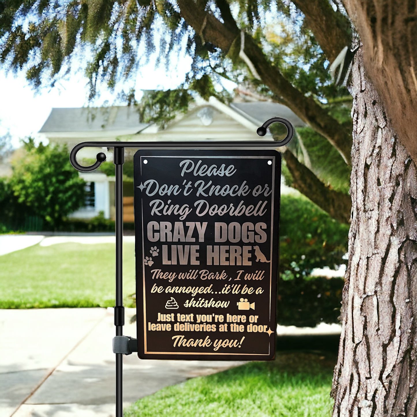 DOG MOM DOOR SIGN