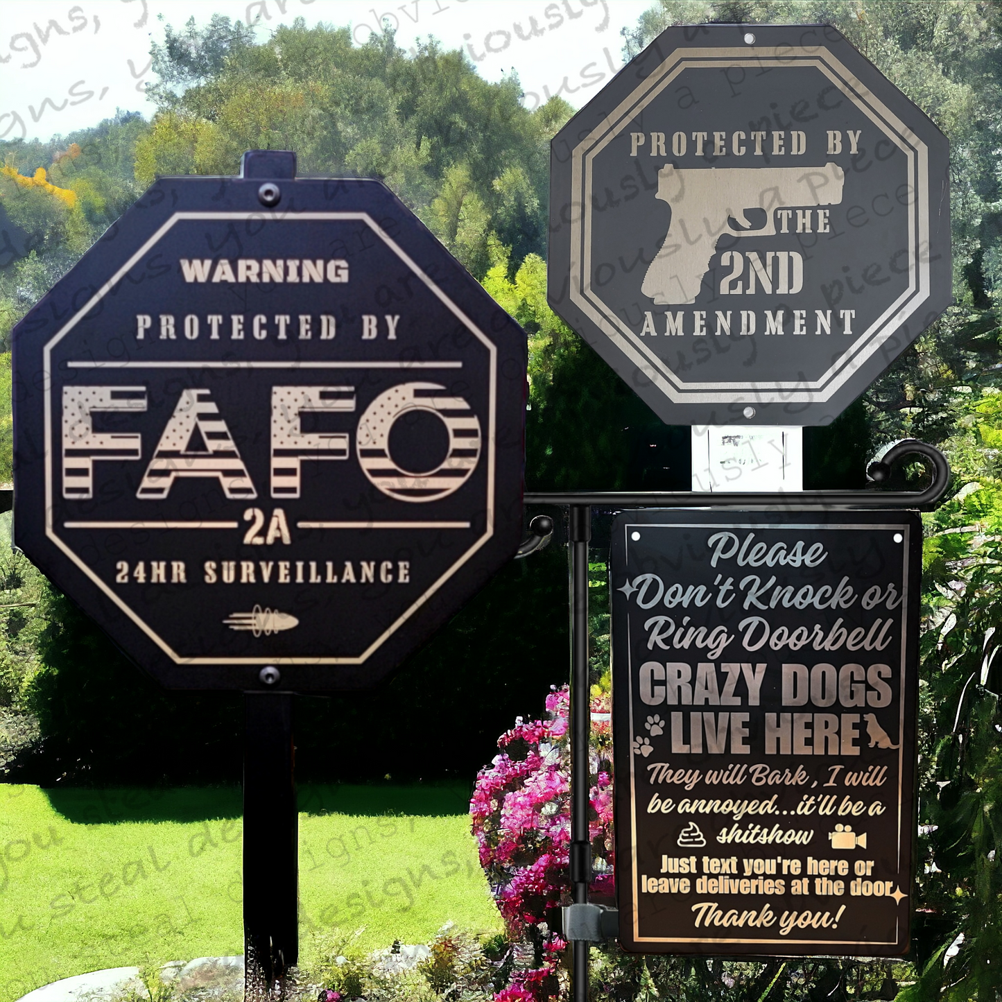 FAFO ALUMINUM SIGN