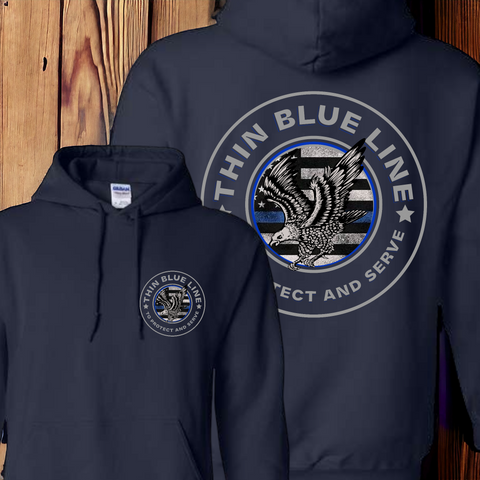 PROTECT AND SERVE TSHIRT HOODIE