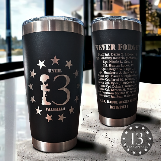 13 SOLDIERS 20 OZ TUMBLER