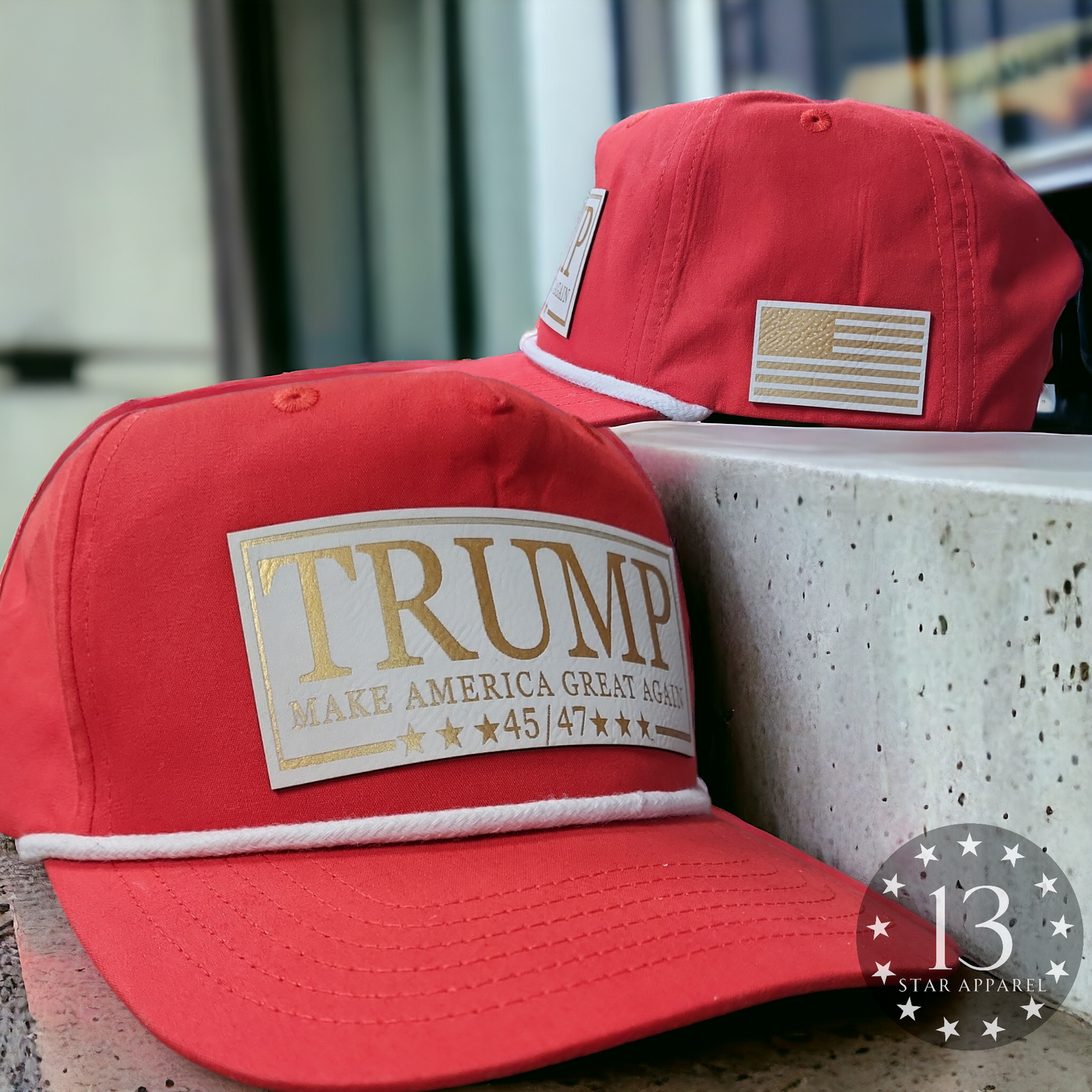 TRUMP 2024 RED/GOLD MAGA HAT