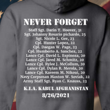 NEVER FORGET / 13 Fallen Heros / Kabul Memorial / Impeach Biden / US13/ Til Valhalla HOODIES
