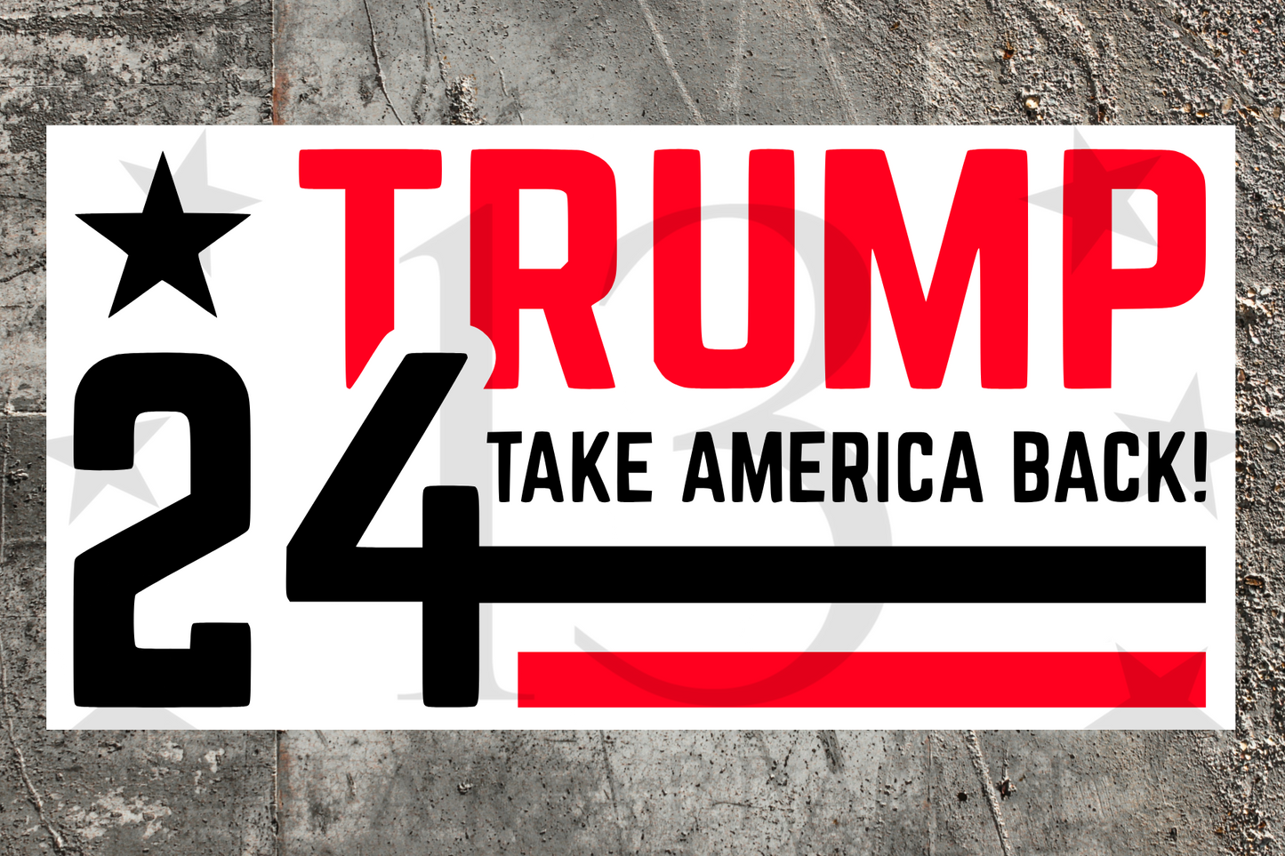 TRUMP 24 DECAL