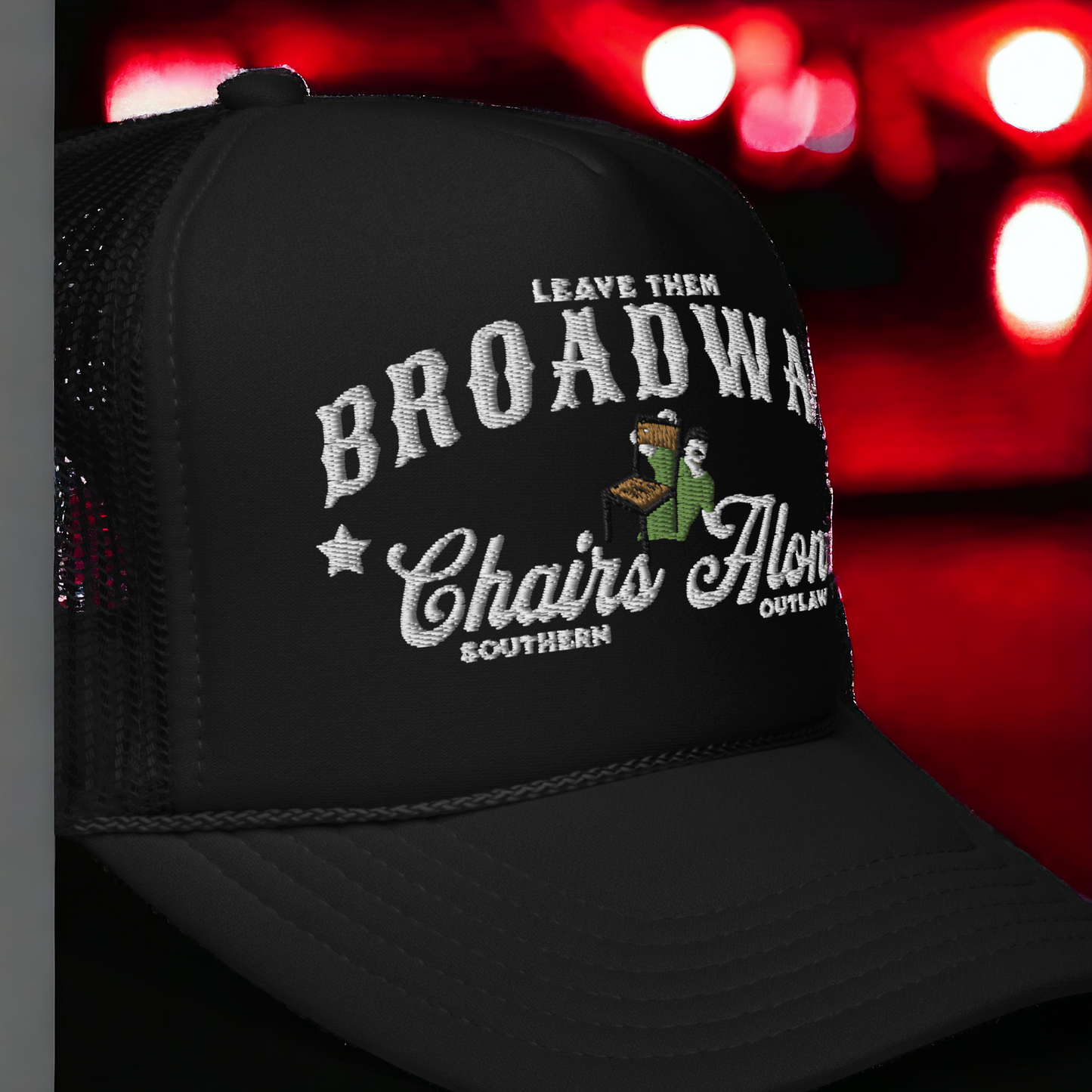 WALLEN BROADWAY CHAIRS FOAM TRUCKER HAT (EMBRODERY)