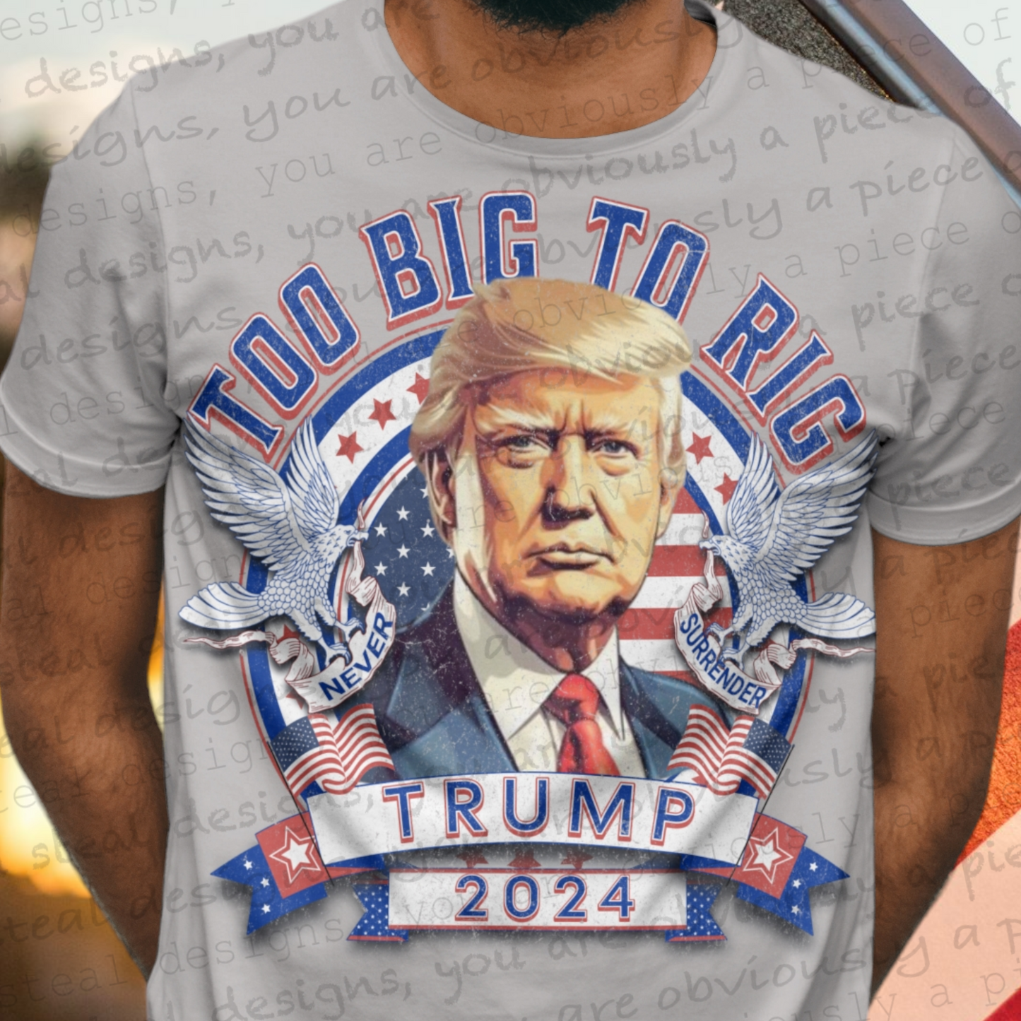 TOO BIG TO RIG TSHIRT/HOODIE