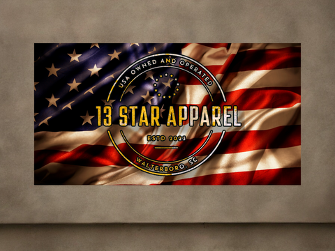 13 STAR APPAREL BANNER