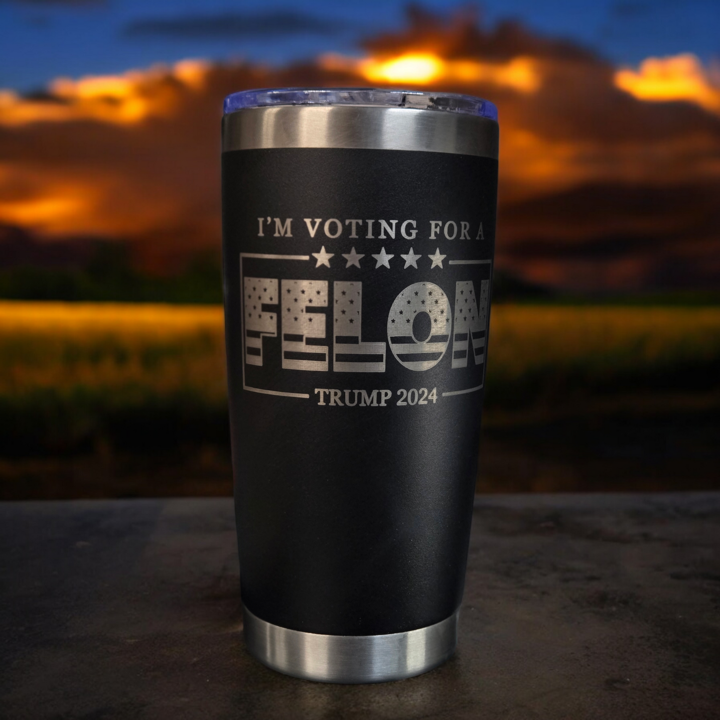 TRUMP VOTE FELON 20oz TUMBLER