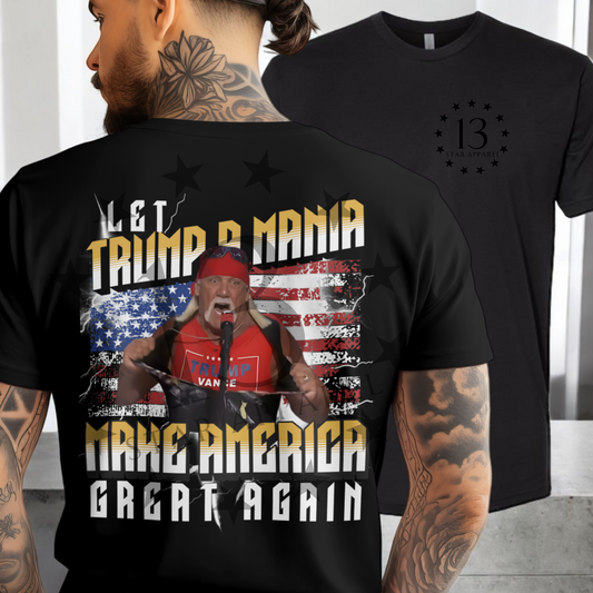 TRUMP A MANIA H. HOGAN  TSHIRT