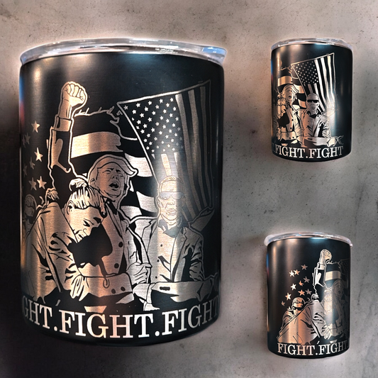 TRUMP FIGHT 12oz STEEL COFFEE MUG