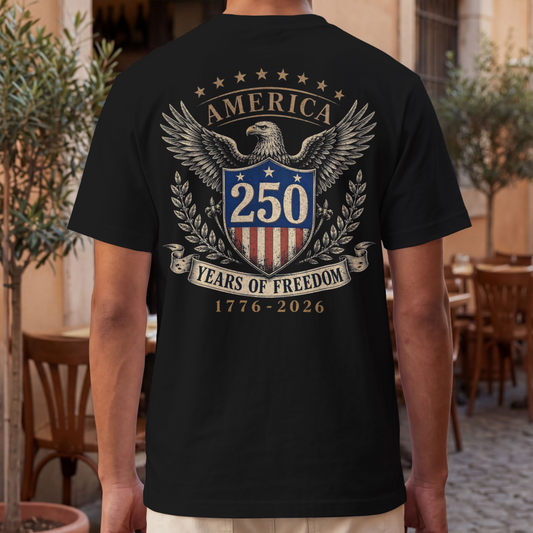 America 250 Shield Tshirt