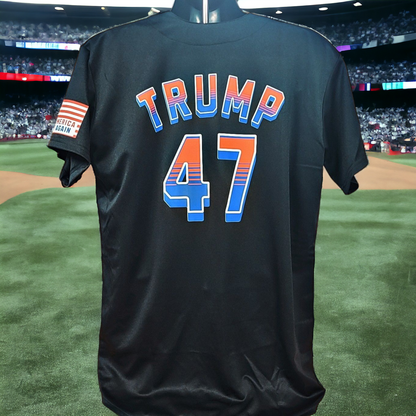 TRUMP 47 BASEBALL JERSEY