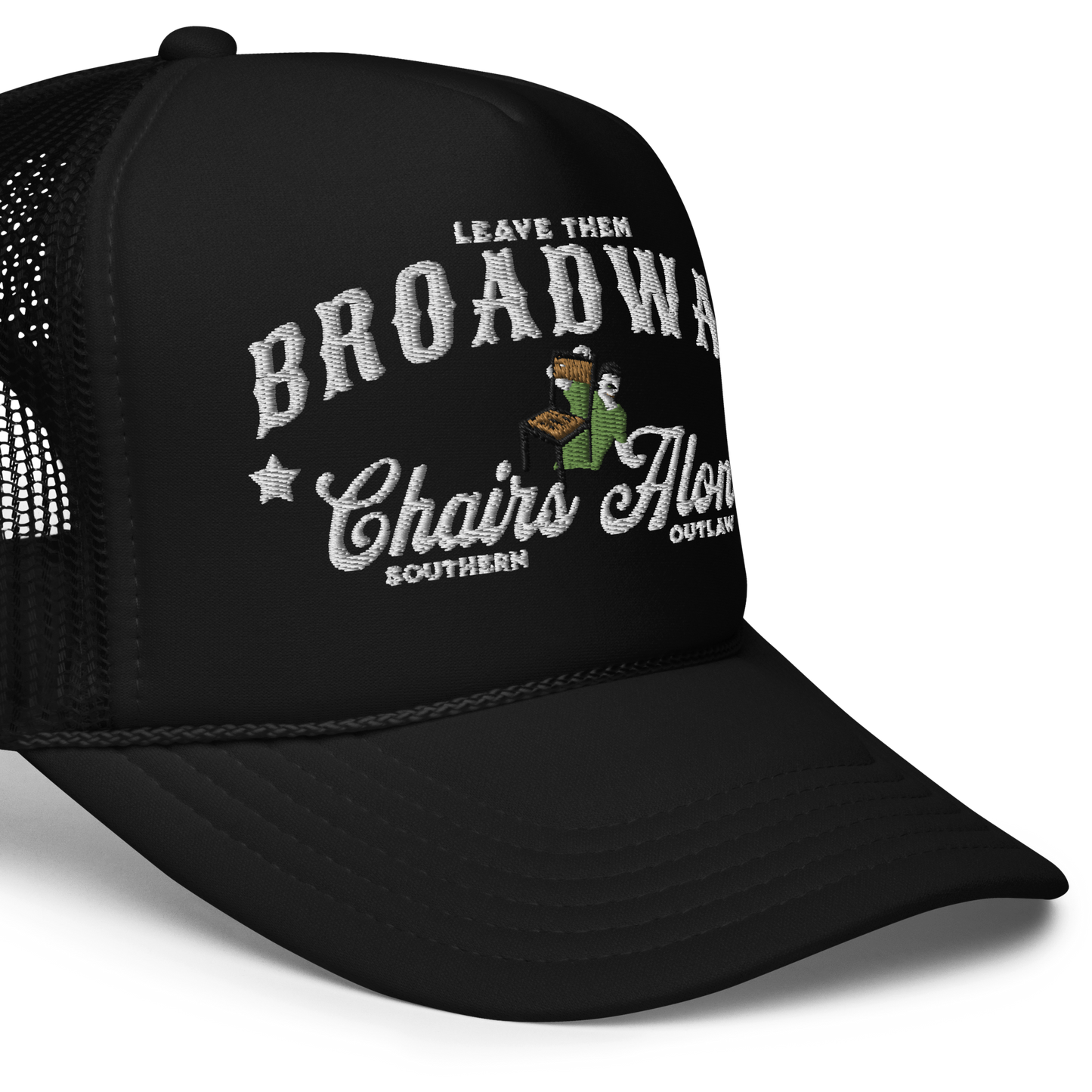 WALLEN BROADWAY CHAIRS FOAM TRUCKER HAT (EMBRODERY)