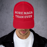 More Maga Than Ever Embroidered Trucker Cap