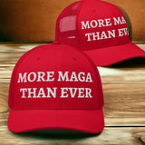 More Maga Than Ever Embroidered Trucker Cap