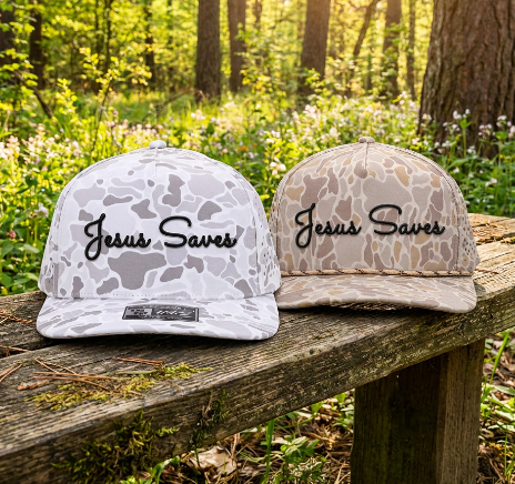 JESUS SAVES PERFORATED PERFORMANCE HAT