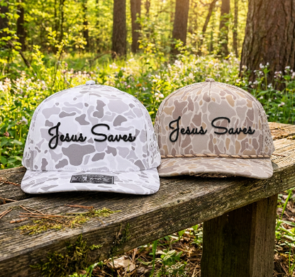 JESUS SAVES PERFORATED PERFORMANCE HAT