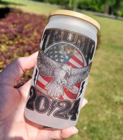 TRUMP 2024 FROSTED TUMBLER