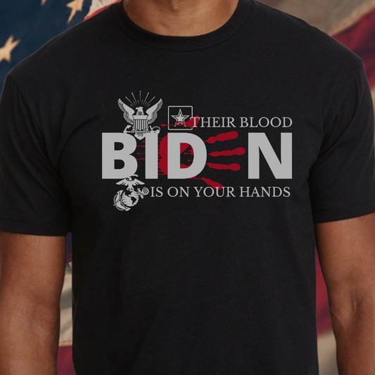 BIDEN BLOODY HANDS 13 SOLDIERS