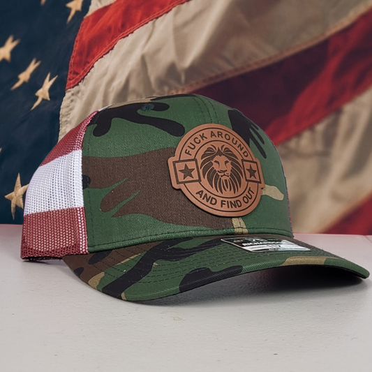 F.A.F.O CAMOFLAUGE / FLAG COMBO HAT