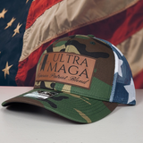 ULTRA MAGA  CAMO/FLAG HAT