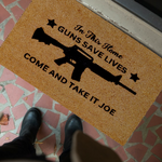 COME AND TAKE IT DOORMAT